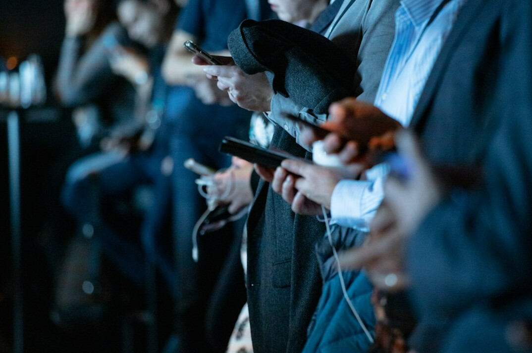 people scrolling on phones